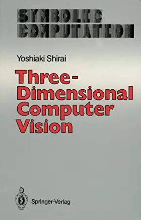 Couverture du produit · Three-Dimensional Computer Vision