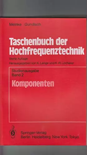 Couverture du produit · Taschenbuch der Hochfrequenztechnik: Band 2: Komponenten