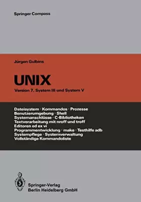 Couverture du produit · UNIX Version 7, System III und System V