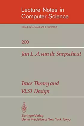 Couverture du produit · Trace Theory and Vlsi Design