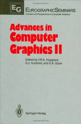 Couverture du produit · Advances in Computer Graphics II