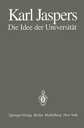 Couverture du produit · Die Idee der Universität