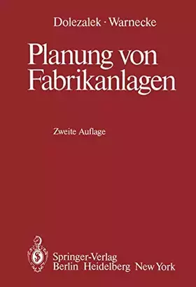 Couverture du produit · Planung von Fabrikanlagen