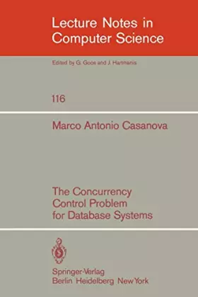 Couverture du produit · The Concurrency Control Problem for Database Systems