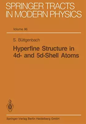 Couverture du produit · Hyperfine Structure in 4D- And 5d-Shell Atoms