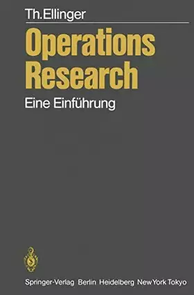 Couverture du produit · Operations Research: Eine Einführung