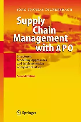 Couverture du produit · Supply Chain Management and Advanced Planning