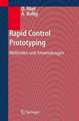 Couverture du produit · Rapid Control Prototyping: Methoden und Anwendungen