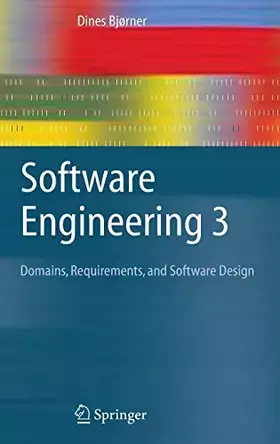 Couverture du produit · Software Engineering 3: Domains, Requirements, And Software Design