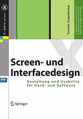 Couverture du produit · Screen- und Interfacedesign. Gestaltung und Usability für Hard- und Software, m. CD-ROM