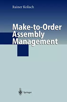 Couverture du produit · Make-to-Order Assembly Management