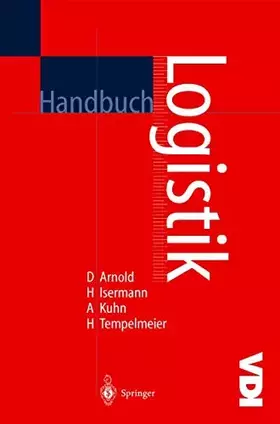 Couverture du produit · Handbuch Logistik (VDI-Buch)