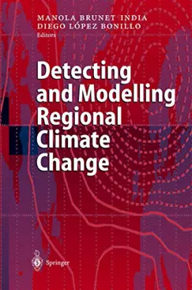 Couverture du produit · Detecting and Modelling Regional Climate Change