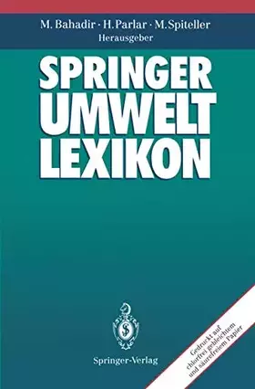 Couverture du produit · Springer Umweltlexikon
