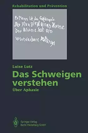 Couverture du produit · Das Schweigen verstehen: Über Aphasie