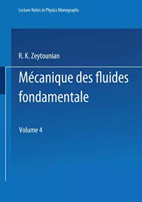 Couverture du produit · Mécanique des fluides fondamentale