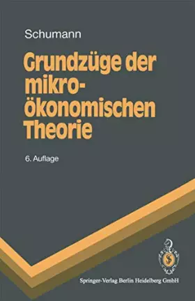 Couverture du produit · Grundz GE Der Mikro Konomischen Theorie