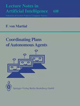 Couverture du produit · Coordinating Plans of Autonomous Agents