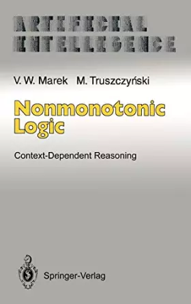 Couverture du produit · Nonmonotonic Logic: Context-dependent Reasoning