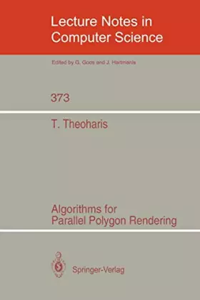 Couverture du produit · Algorithms for Parallel Polygon Rendering