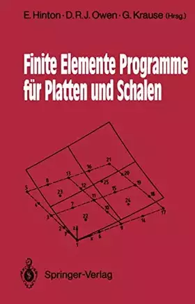 Couverture du produit · Finite Elemente Programme für Platten und Schalen