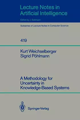Couverture du produit · A Methodology for Uncertainty in Knowledge-based Systems