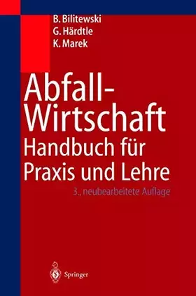 Couverture du produit · Abfallwirtschaft: Handbuch für Praxis und Lehre