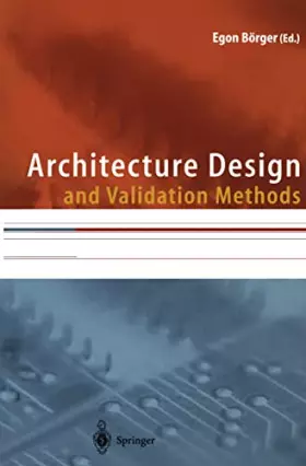 Couverture du produit · Architecture Design and Validation Methods