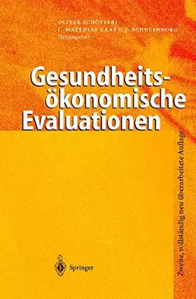 Couverture du produit · Gesundheitsökonomische Evaluationen