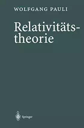 Couverture du produit · Relativitätstheorie