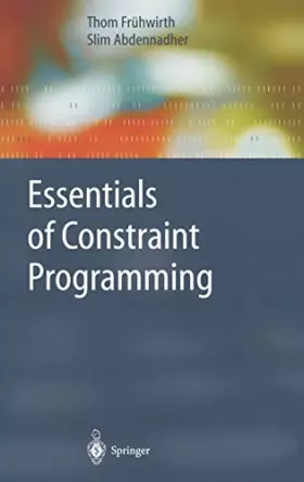 Couverture du produit · Essentials of Constraint Programming