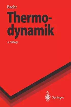 Couverture du produit · Thermodynamik
