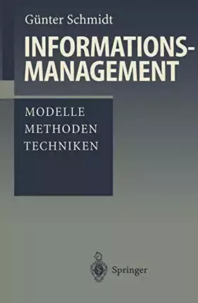 Couverture du produit · Informations-Management: Modelle, Methoden, Techniken