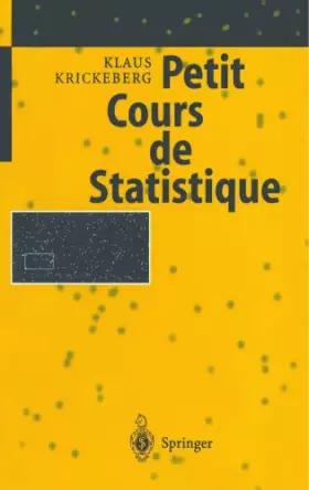 Couverture du produit · Petit Cours de Statistique