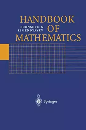 Couverture du produit · HANDBOOK OF MATHEMATICS