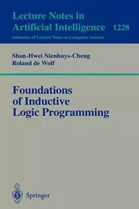 Couverture du produit · Foundations of Inductive Logic Programming
