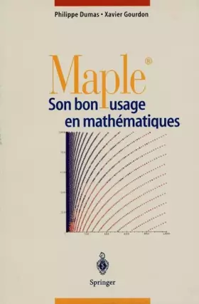 Couverture du produit · Maple : Son bon usage en mathématiques