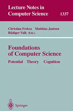Couverture du produit · Foundations of Computer Science: Potential-Theory-Cognition