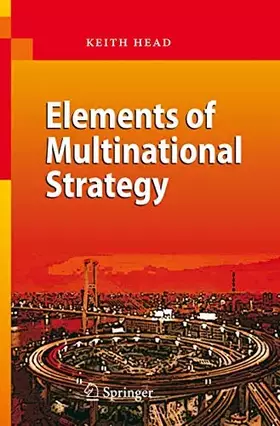 Couverture du produit · Elements of Multinational Strategy