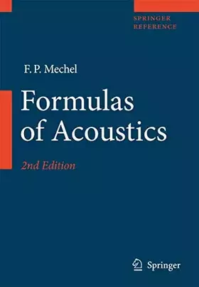 Couverture du produit · Formulas of Acoustics (Springer Reference)