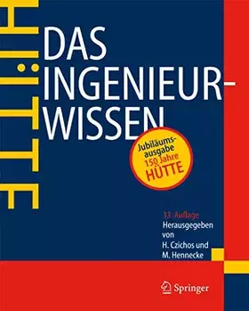 Couverture du produit · Hütte. Das Ingenieurwissen