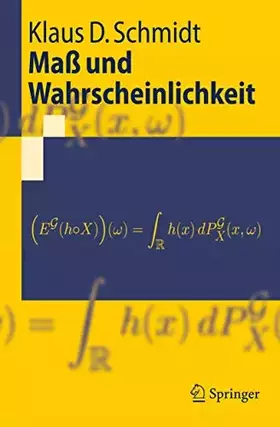 Couverture du produit · Maß und Wahrscheinlichkeit