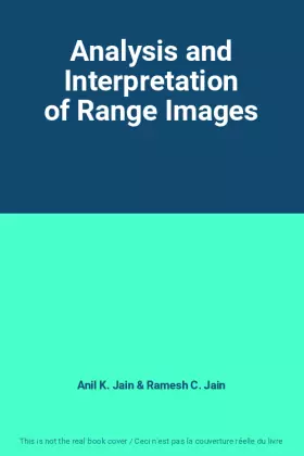 Couverture du produit · Analysis and Interpretation of Range Images