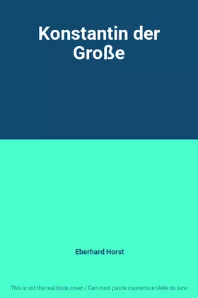 Couverture du produit · Konstantin der Große