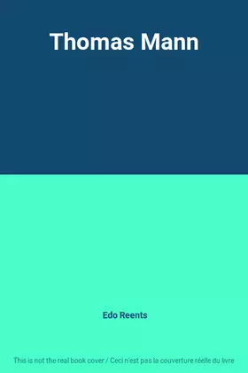 Couverture du produit · Thomas Mann