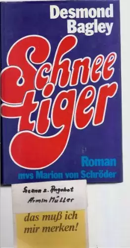 Couverture du produit · Schneetiger