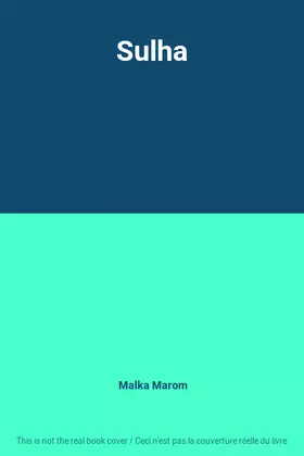 Couverture du produit · Sulha