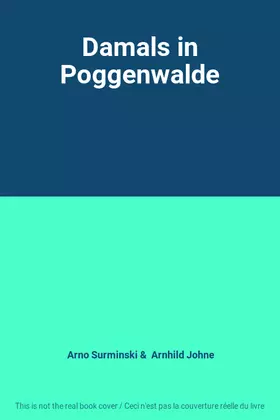 Couverture du produit · Damals in Poggenwalde