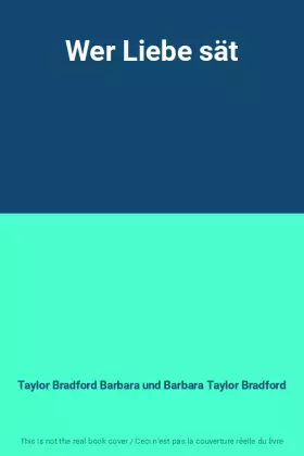 Couverture du produit · Wer Liebe sät