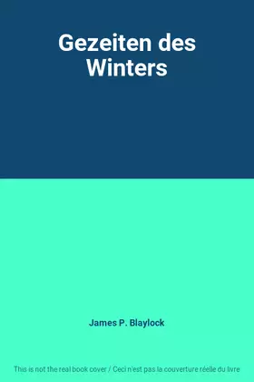 Couverture du produit · Gezeiten des Winters